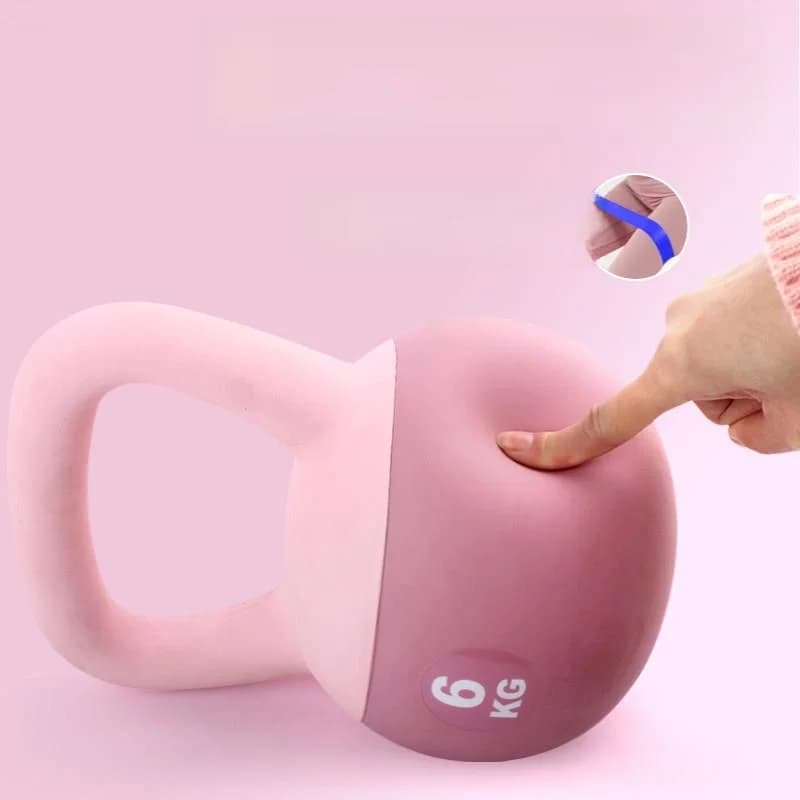 Kettlebell Soft for Home Fitness 6kg Professional High Range 8kg, Soft Body for Men and Women, Anti- and Silent