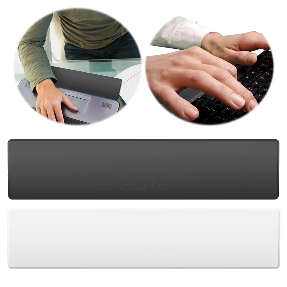 Poggiapolsi per tastiera da gioco a 81 tasti Base stabile ergonomica in gomma antiscivolo per lunghe ore di lavoro, studiare i giochi
