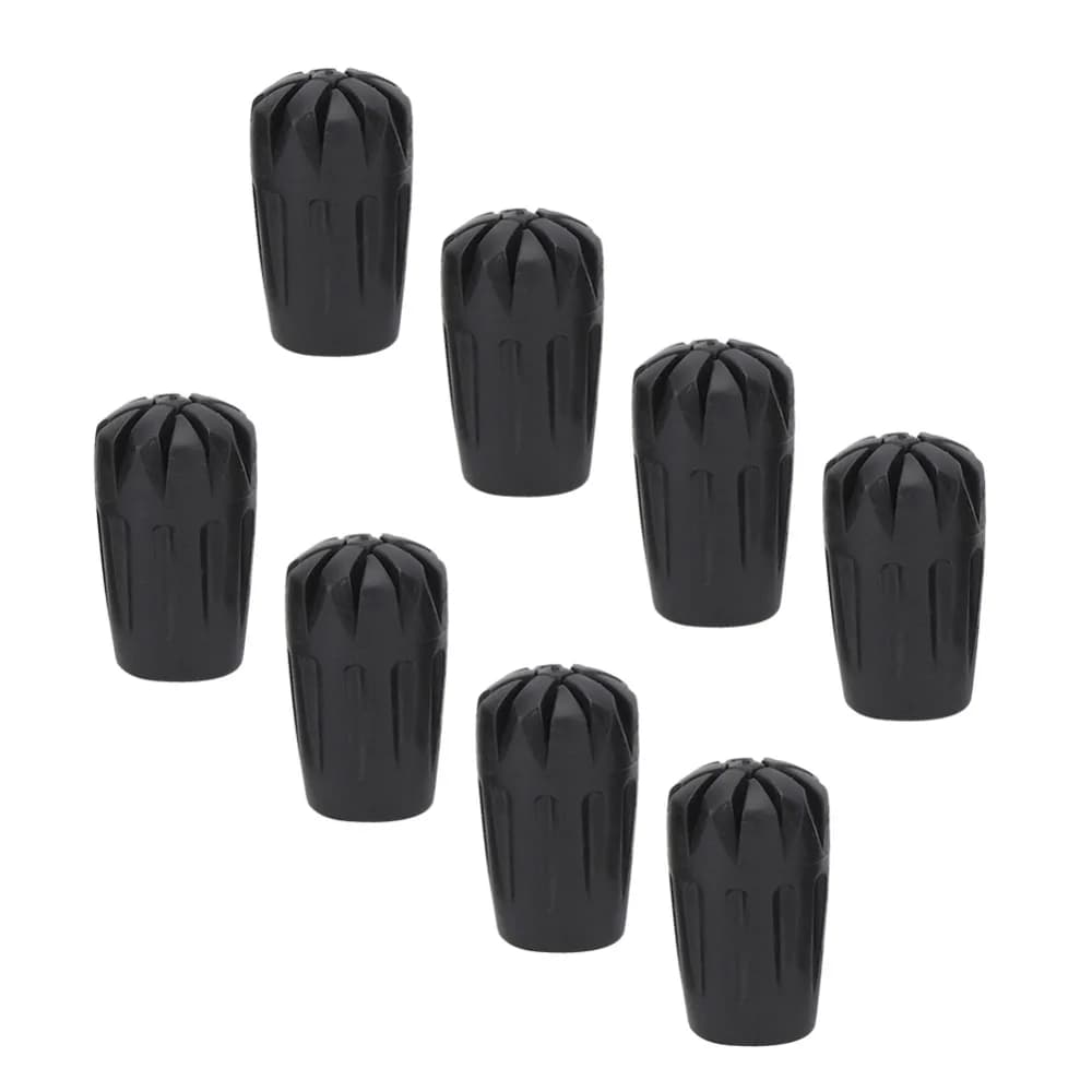 8 pieces durable shock absorption walking stick diameter 11 mm black rod trekking stick trekking protection hiking accessories