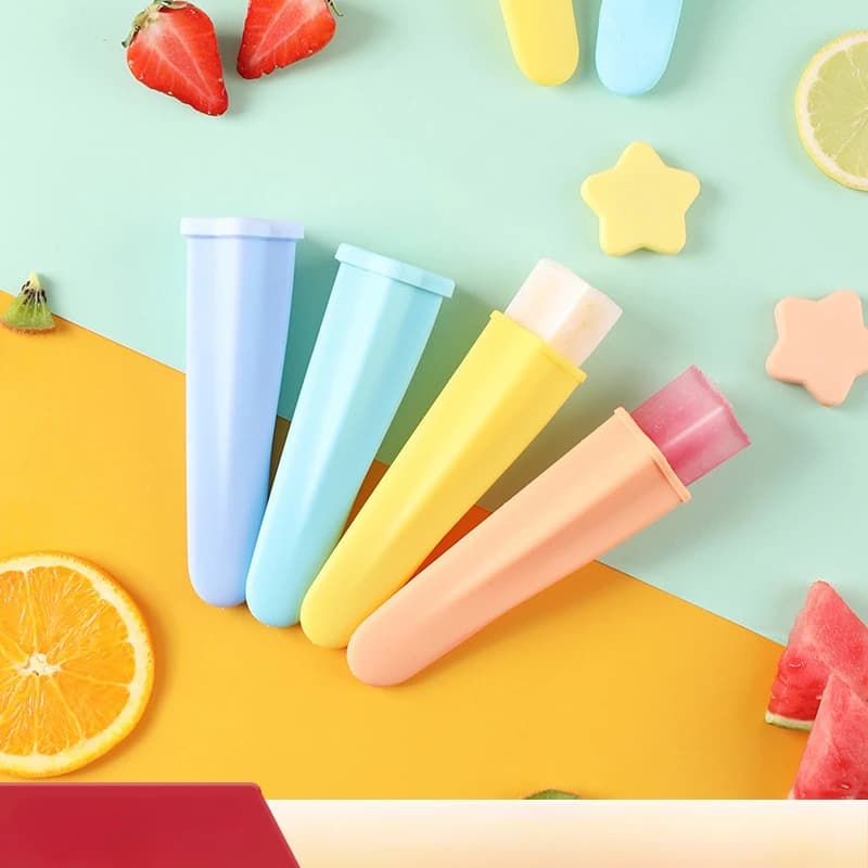 Stampo per ghiaccioli per ghiaccioli creativo per bambini con stampa a un clic Stampo per ghiaccioli per gelato scozzese per uso domestico per uso alimentare