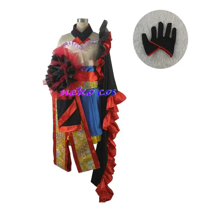 nekocos Senki Zessho Symphogear Kazanari Tsubasa Costume Cosplay Formato personalizzato
