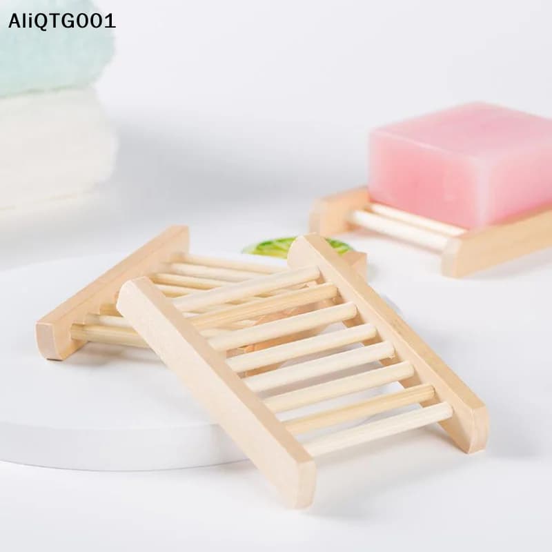 Piatto scolapiatti in legno di bambù naturale, vassoio per piatti, supporto a secco, piatto portaoggetti, accessorio da cucina ecologico