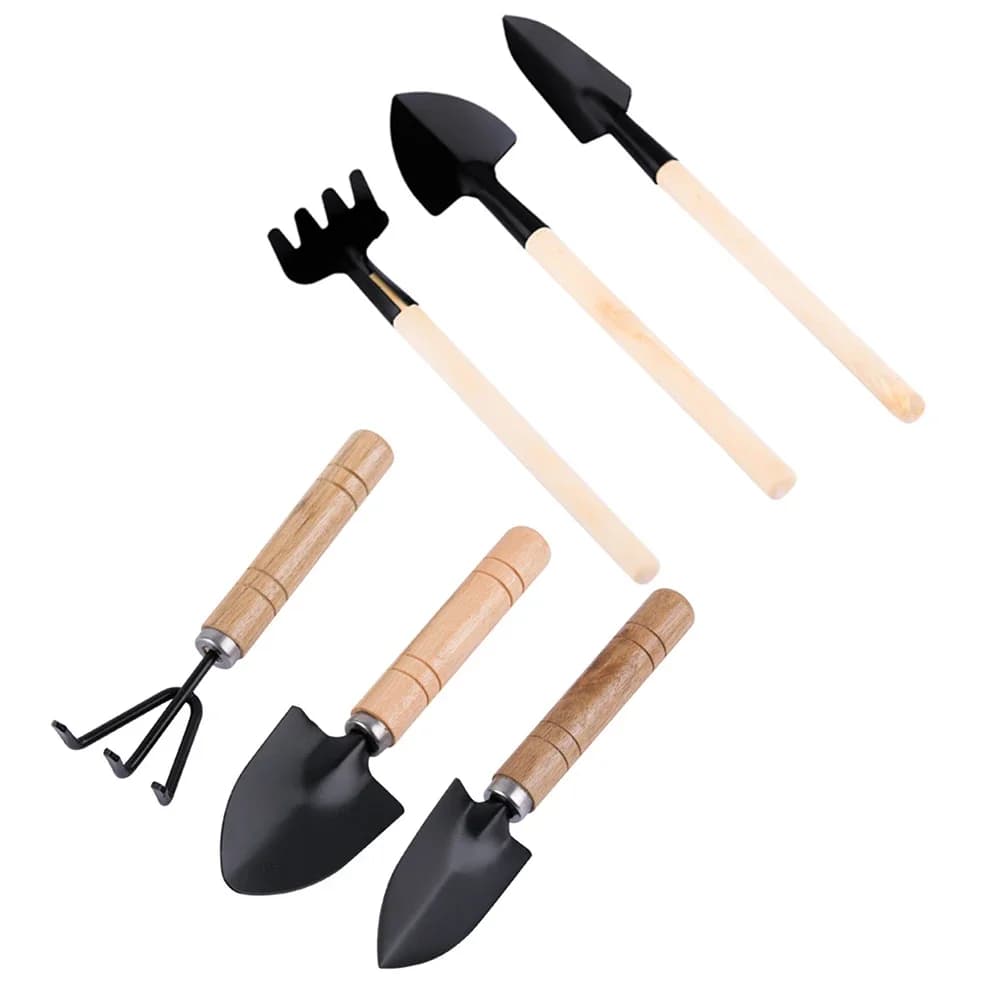 3 pezzi/set mini attrezzi da giardinaggio kit di piantare in miniatura per fiori kit di piantare piante in vaso forniture da giardinaggio per bambini