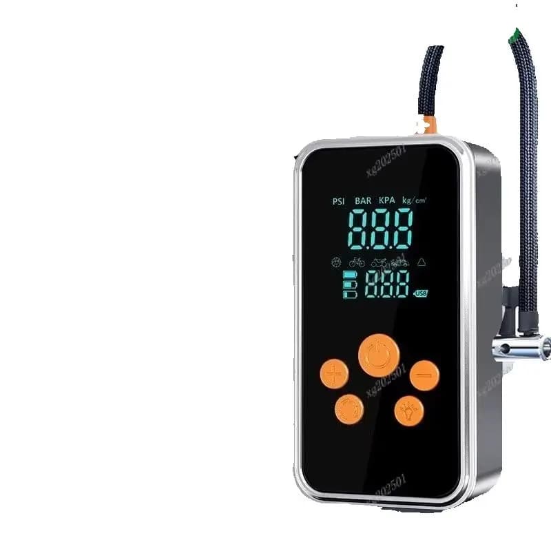 Compressore d'aria elettrico portatile 12V a doppio cilindro per auto, gonfiatore pneumatici ad alta pressione con luce LED, pompa a gonfiaggio rapido per veicoli