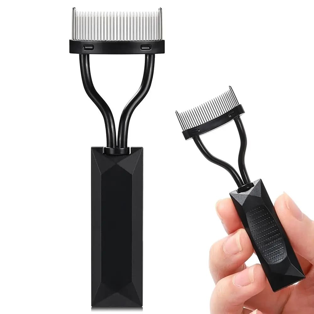 Pettine Portatile per Ciglia, Separatore Arcuato, Applicatore Mascara per Cura Personale, Strumento Universale per il Trucco