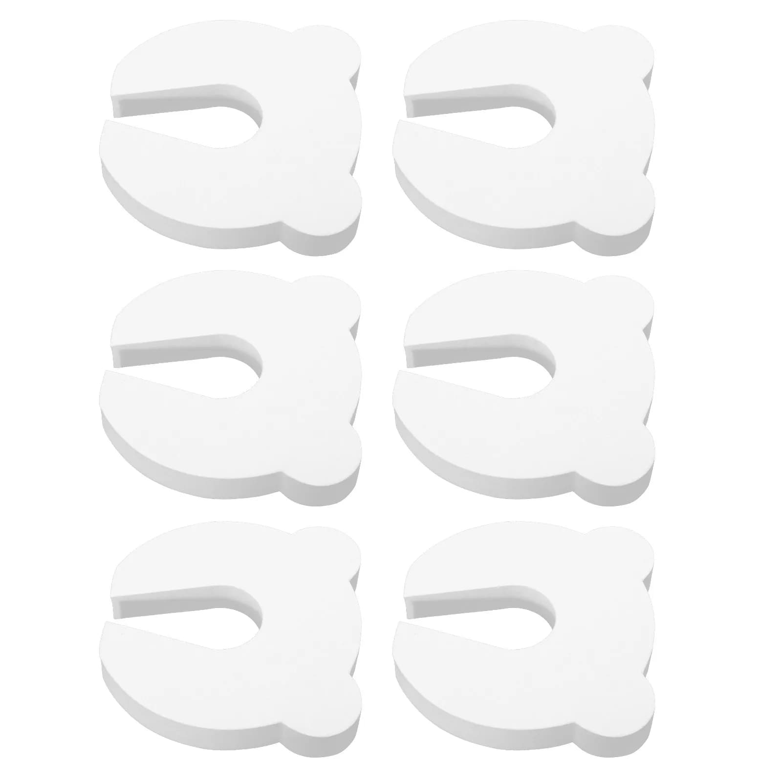 6 Pezzi Fermaporta di Sicurezza per Bambini, Installazione Senza Attrezzi con Una Mano, Protezione Anti-Pizzicamento per Bambini, Fermaporta Senza Foratura per Dita