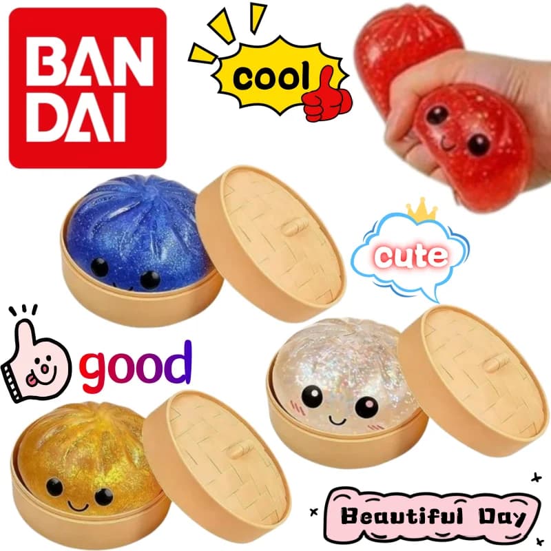 Wan Dai Bao Zi Pinch Lego Color Value Cartoon Expression Men's and Women's Portable Office Sticky Hand Decompression Artifact