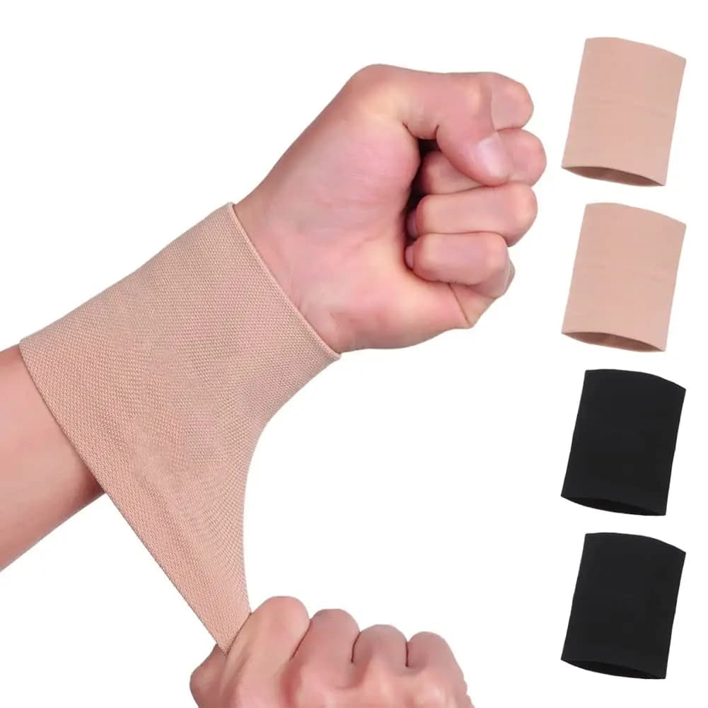 Fascia Compressiva per Polso (4 Pezzi), Supporto Morbido per Polso, Fasce per Tendinite e Artrite