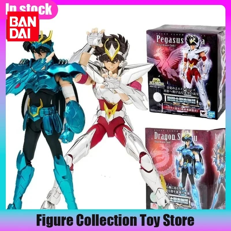 Bandai Saint Seiya EX Myth Cloth Pegasus Purple Dragon Bronze Dragon Ultimate Action Figure Anime in Stock