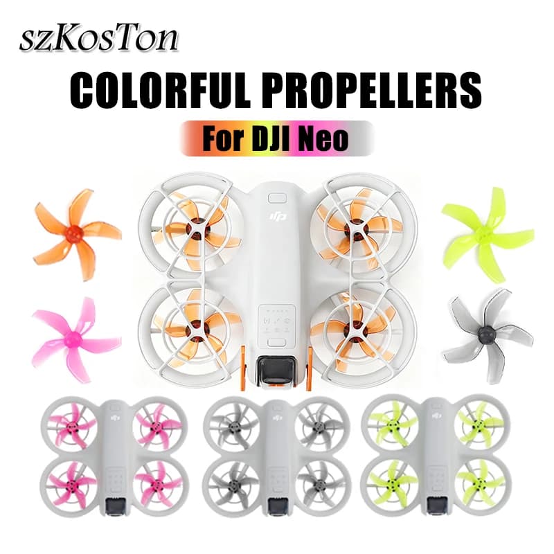 Five Leaves Colorful Low-Noise Propeller For DJI NEO Drone Quick Release Accessories