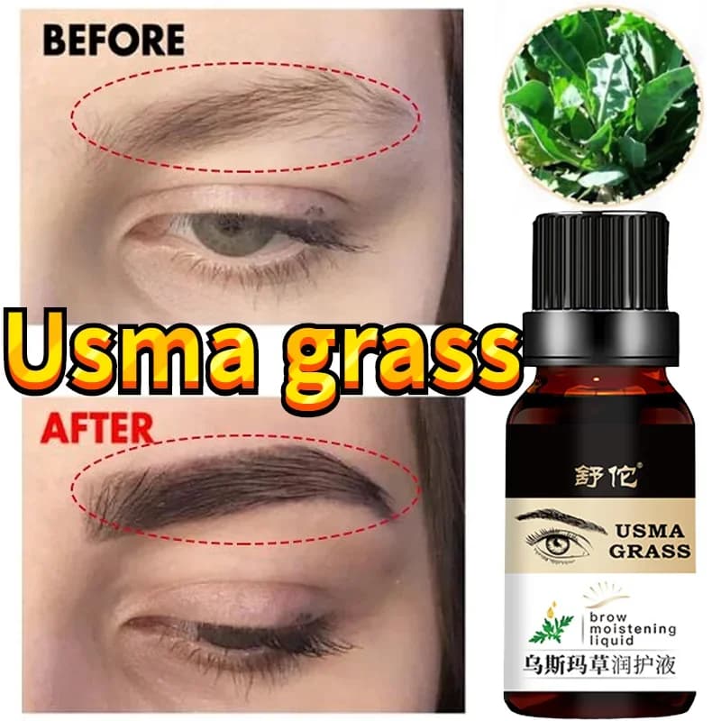 Usma Herb Plant Extract ingredienti soluzione nutritiva per sopracciglia idratante essenza per sopracciglia liquido per la crescita delle sopracciglia