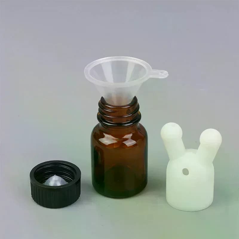 Inalatore di Oli Essenziali a Prova di Perdite, Mini Dispenser per Oli Essenziali e Profumi, Bottiglia Inalatore per Oli Essenziali