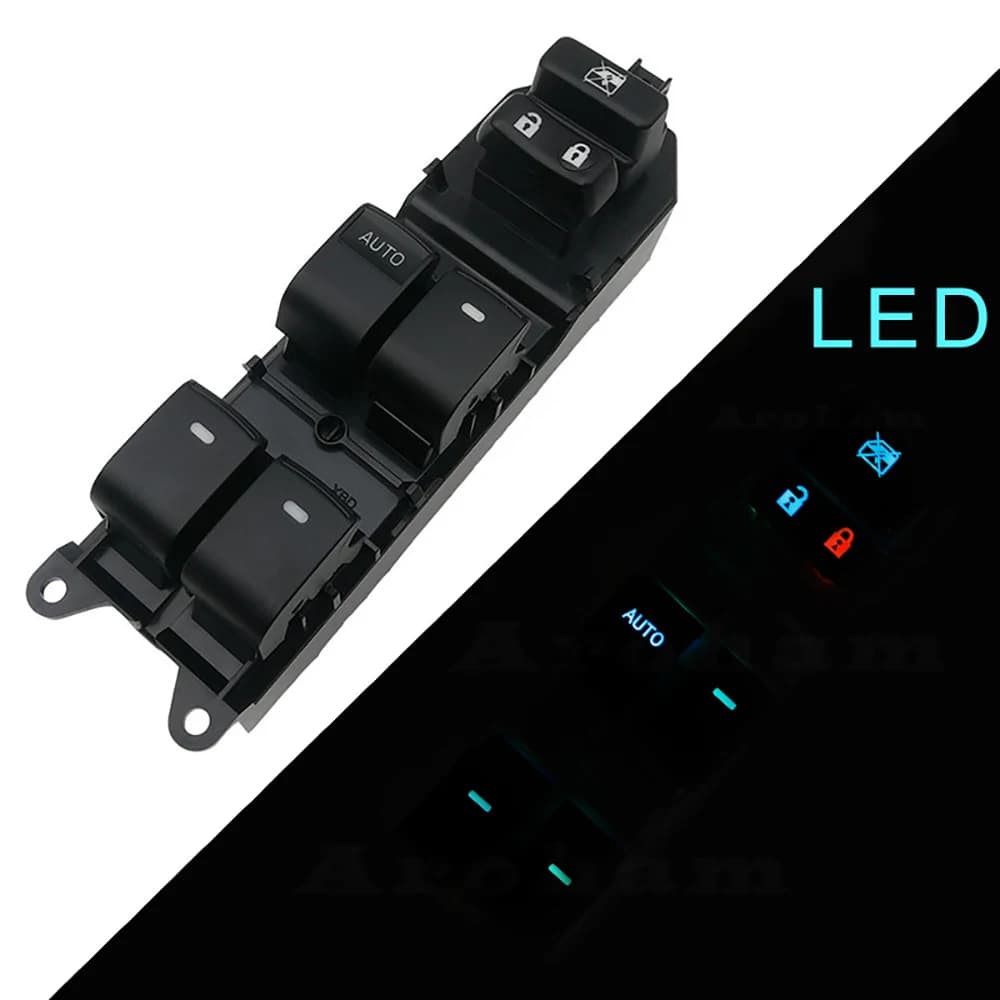 Interruttore di comando alzacristallo per auto Master Power elettrico per Toyota RAV4/Camry/Corolla/Yaris/Highlander/Vios 2006-2013