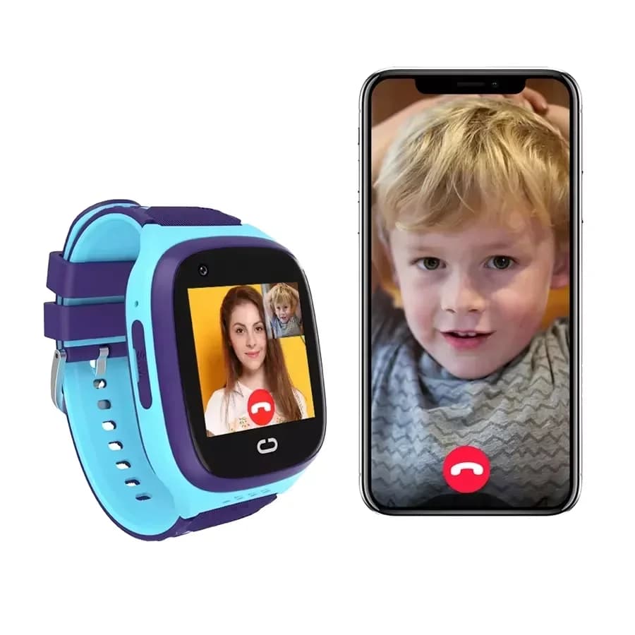 LT31 Smartwatch 4G per Bambini con SOS, Impermeabile, WiFi, GPS, Videochiamata, Fotocamera, Funzioni di Gioco, Controllo APP, Orologio