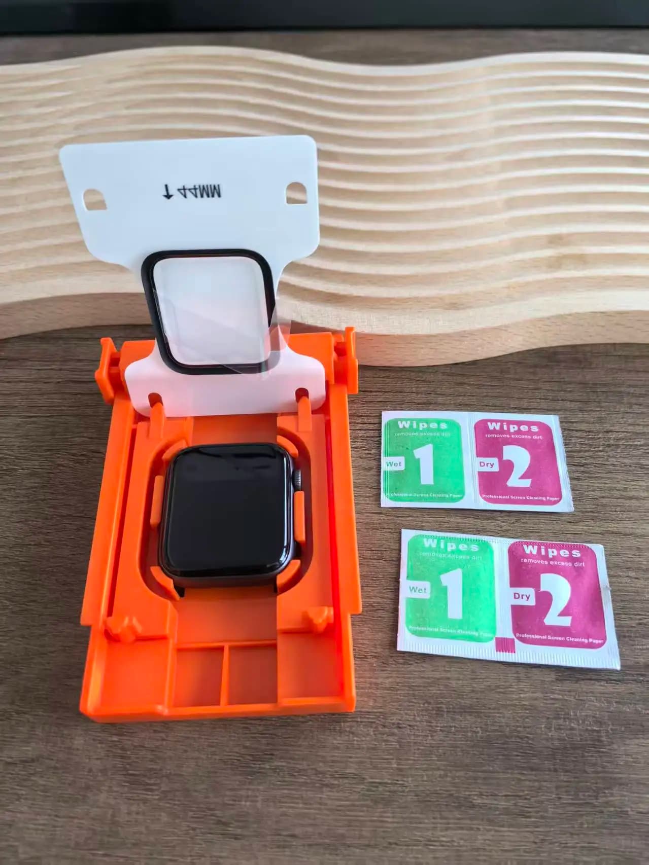 Kit di Installazione Facile Proteggi Schermo per Apple Watch Ultra3-2 49MM 42-46mm iWatch Serie 11-10-9 8 7 44-45mm Pellicola in Ceramica 1-2-3 Pezzi