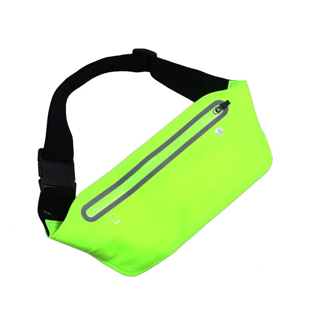 Slim Reflective Running Belt Sweat Resistant Waist Pack Phone Holder Jogging Hiking Biking Fitness Water