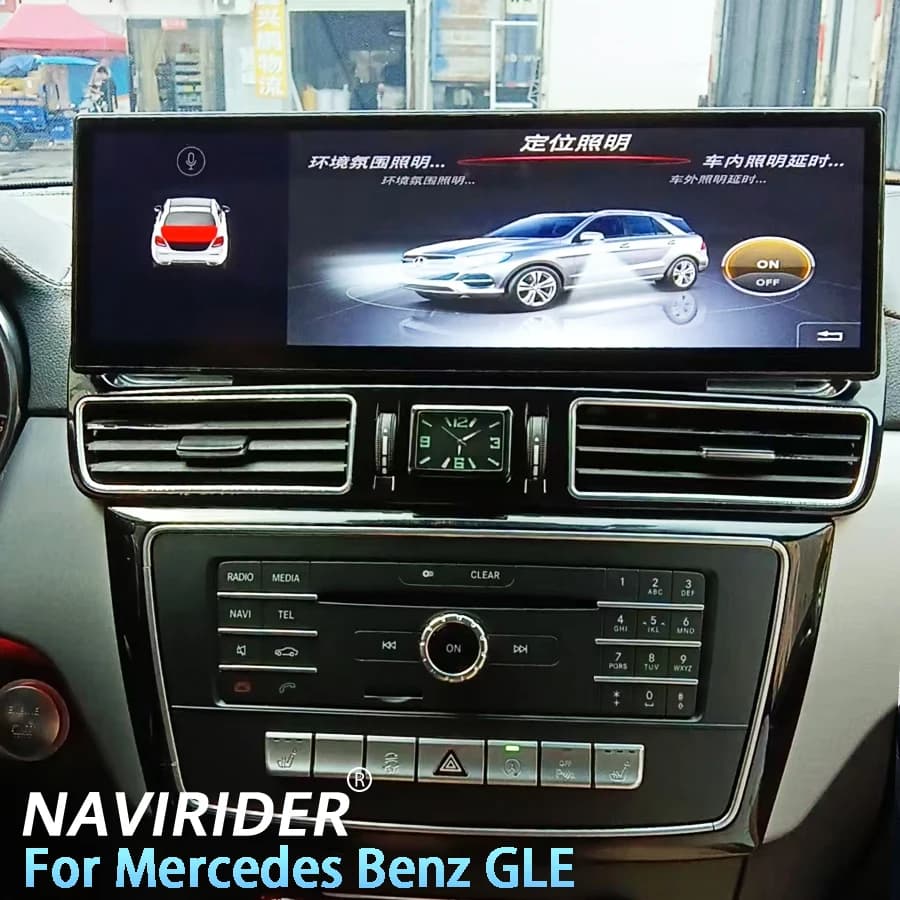 14.9inch For Mercedes Benz GLE GLS W166 X166 2012-2018 Car Radio Android 14 Car Multimedia Player Screen Wireless Carplay GPS 4G