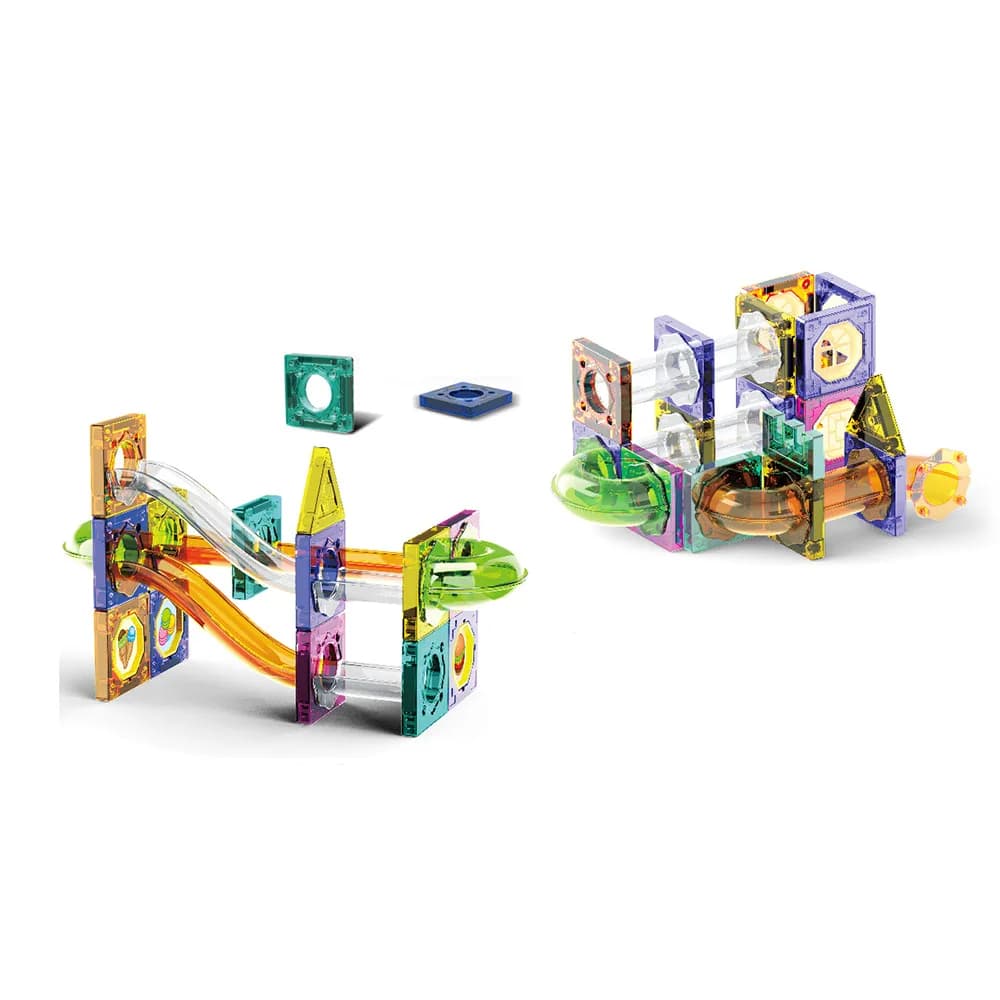 Kids Marble Race Magnetic Tiles Building Blocks STEM Educational DIY Construction Play Toy Birthday Gift