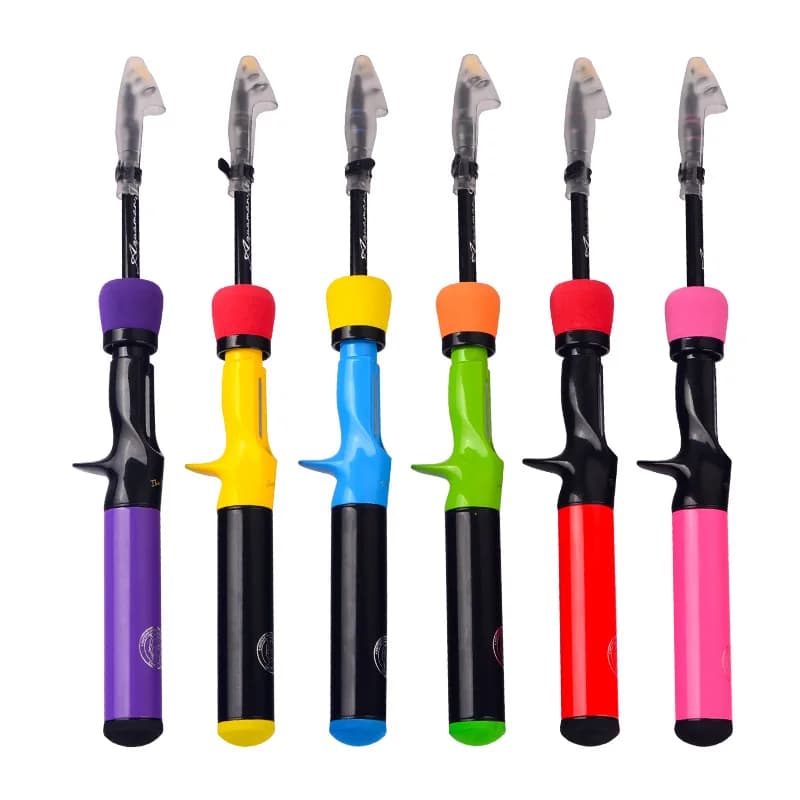 Luya telescopic 1.2 1.5 meters handle straight handle micro object canna Luya fishing rod for beginners for children