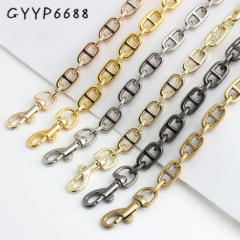 Accessori per catene per borse Borsa con fibbia per cani Hardware per cinture Cinture per borse Catena per portafoglio Borse da donna in lega di metallo Catena per cinturino all'ingrosso