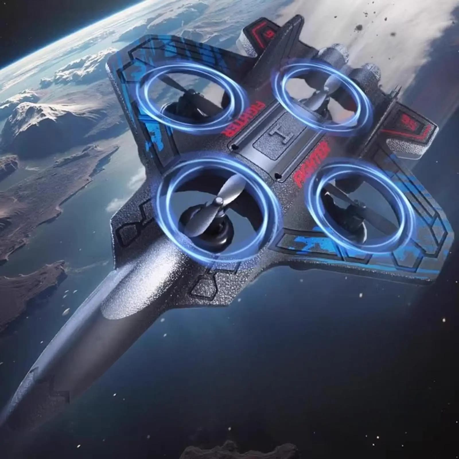 Aereo Telecomandato con Luci Pronto al Volo, Facile da Controllare, Aeromodello RC per Principianti, Bambini e Ragazzi