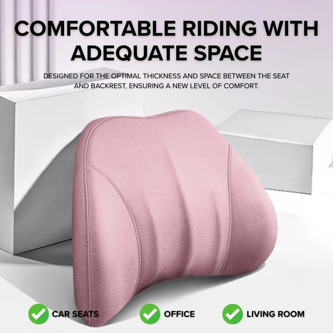 Cuscino ergonomico per il supporto lombare! Cuscino lombare, rivestimento morbido e traspirante adatto per sedili auto, sedie da ufficio e uso domestico