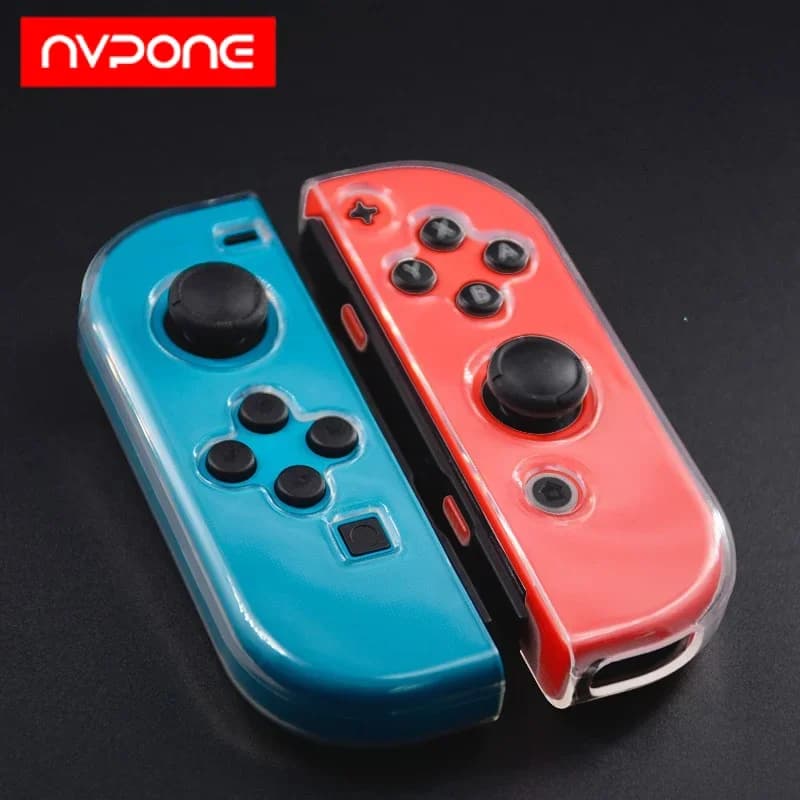 transparent TPU game controller Soft Case Protective Shell Cover for Nintendo Switch Cases Oled shell NS Joycon Back Protector