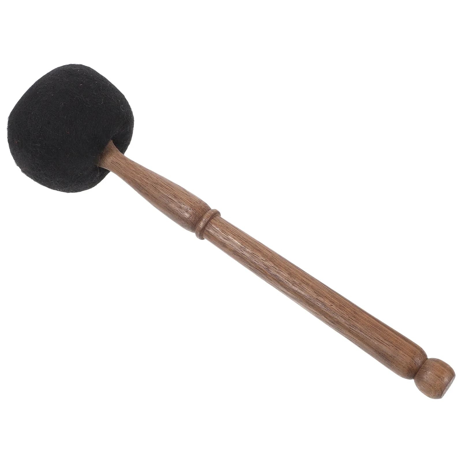 Natural Wood Handle Singing Bowl Stick with Thick Felt Head for Tibetan Singing Bowl Accessories Sound Healing Meditation