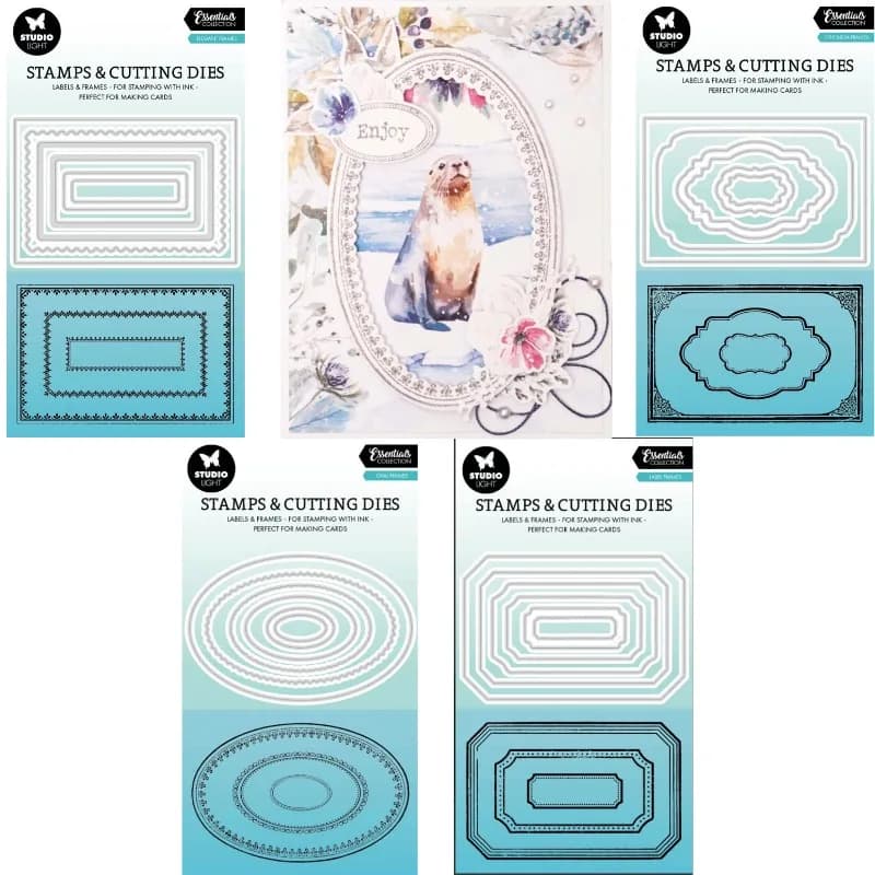 Label Frames Complex Metal Scrapbook Scrapbook Diary Decoration Stencil Embossing Model Greetings card handmade 2025