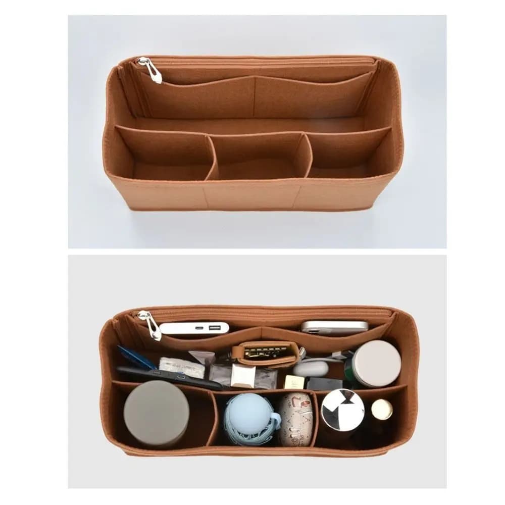 High-quality Felt Handbag Insert Bag Storage Bag Support Internal Bag Organization Portable Bag Organiser for For Liz Visetos