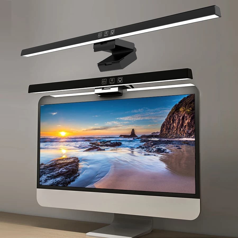 USB Table Lamp with 50 cm LED Computer Monitor Light Bar Screen Adjustment For Work Study Read Game Lighting