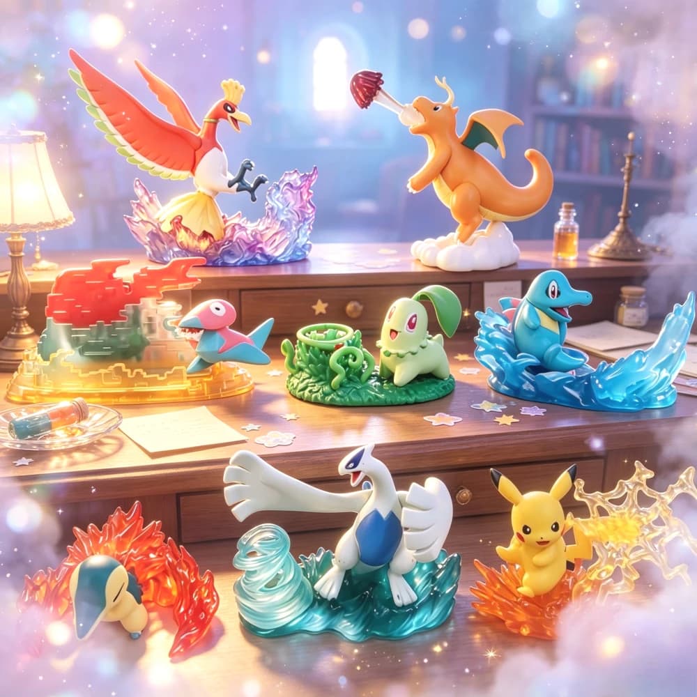 8cm/3.15in Anime Pokemon Figure Desktop Pokemon Action Figures Pvc Statue Desktop Ornamen Collection Model Toys Gifts