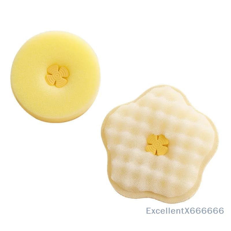 Double Sided Sponge Scrubber For Dishwashing And Kitchen Cleaning With Suction Cup Three-dimensional Honeycomb Dish Brush