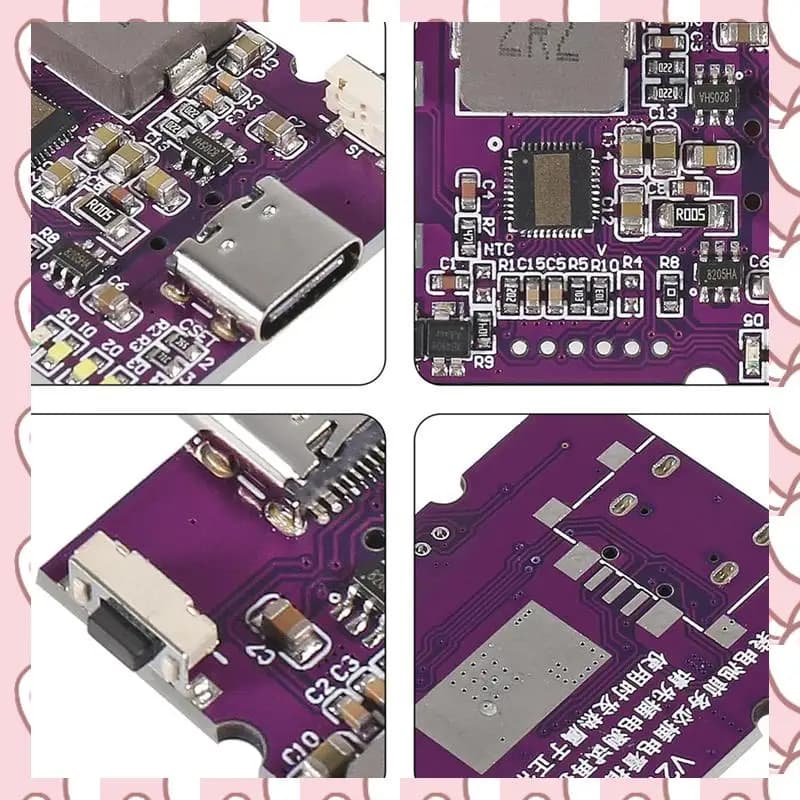 HHTL Power Bank Mini modulo di ricarica rapida bidirezionale Circuito del modulo di alimentazione mobile a ricarica rapida