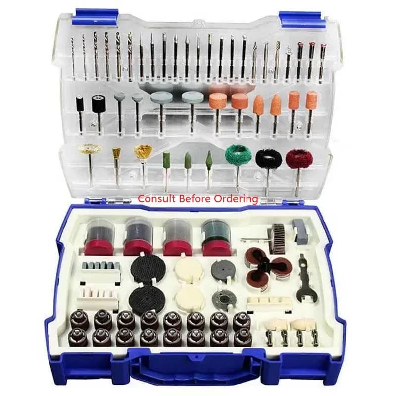 Set di mini punte da trapano all'ingrosso Utensili abrasivi Rettifica Levigatura Lucidatura Kit di utensili da taglio per set di accessori