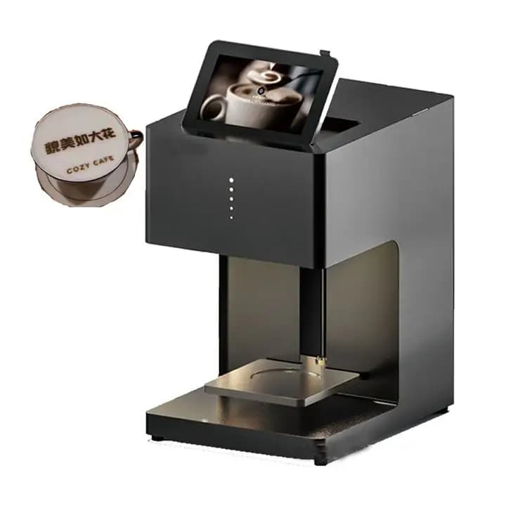 Automatic Smart Colorful Inkjet Printers Commercial 3D Pad Printing Machine Cup Photo Art Milk Tea Screen Latte Coffee Printer