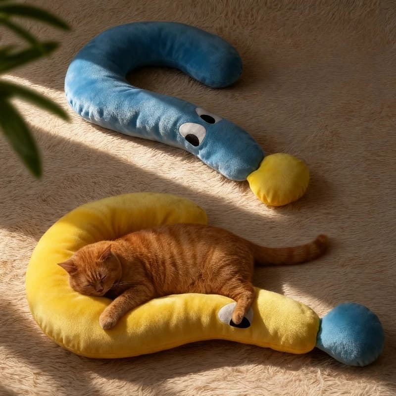 Cuscino per animali domestici imbottito e addensato: resiste all'aplattenimento nel tempo 360 ° Il design snellente supporta il materasso per animali domestici per tutte le stagioni