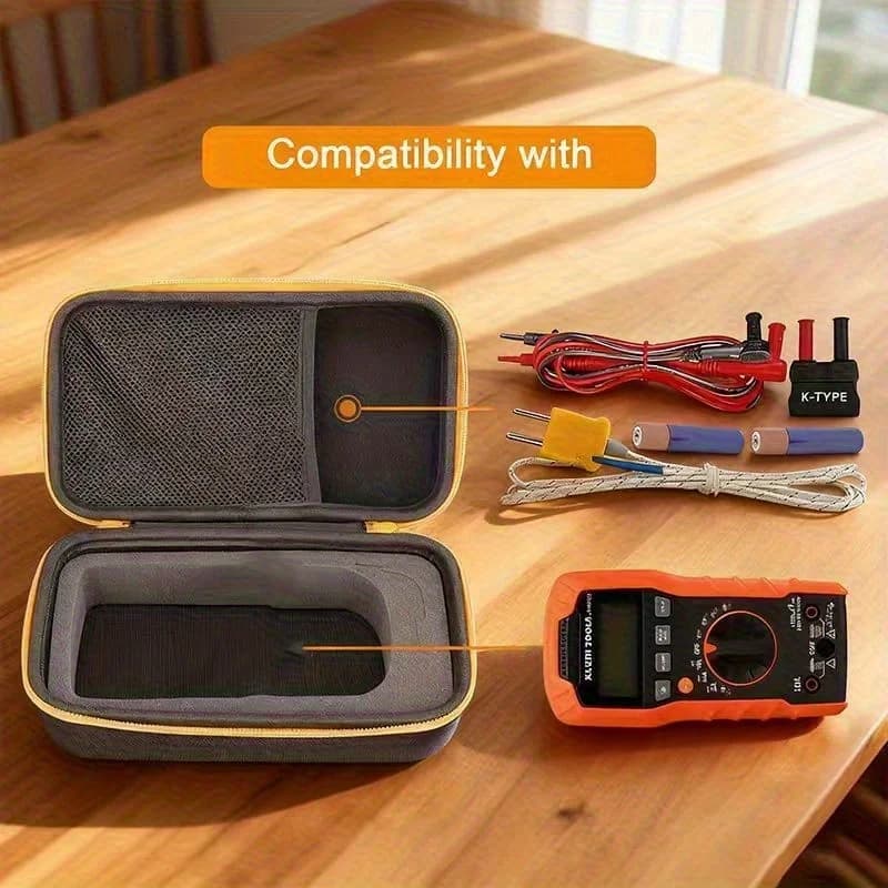 Borsa Portatile per Avviamento d'Emergenza Auto, Custodia Rigida in EVA Nera per Caricabatterie Auto, Scatola Organizzativa per Batteria