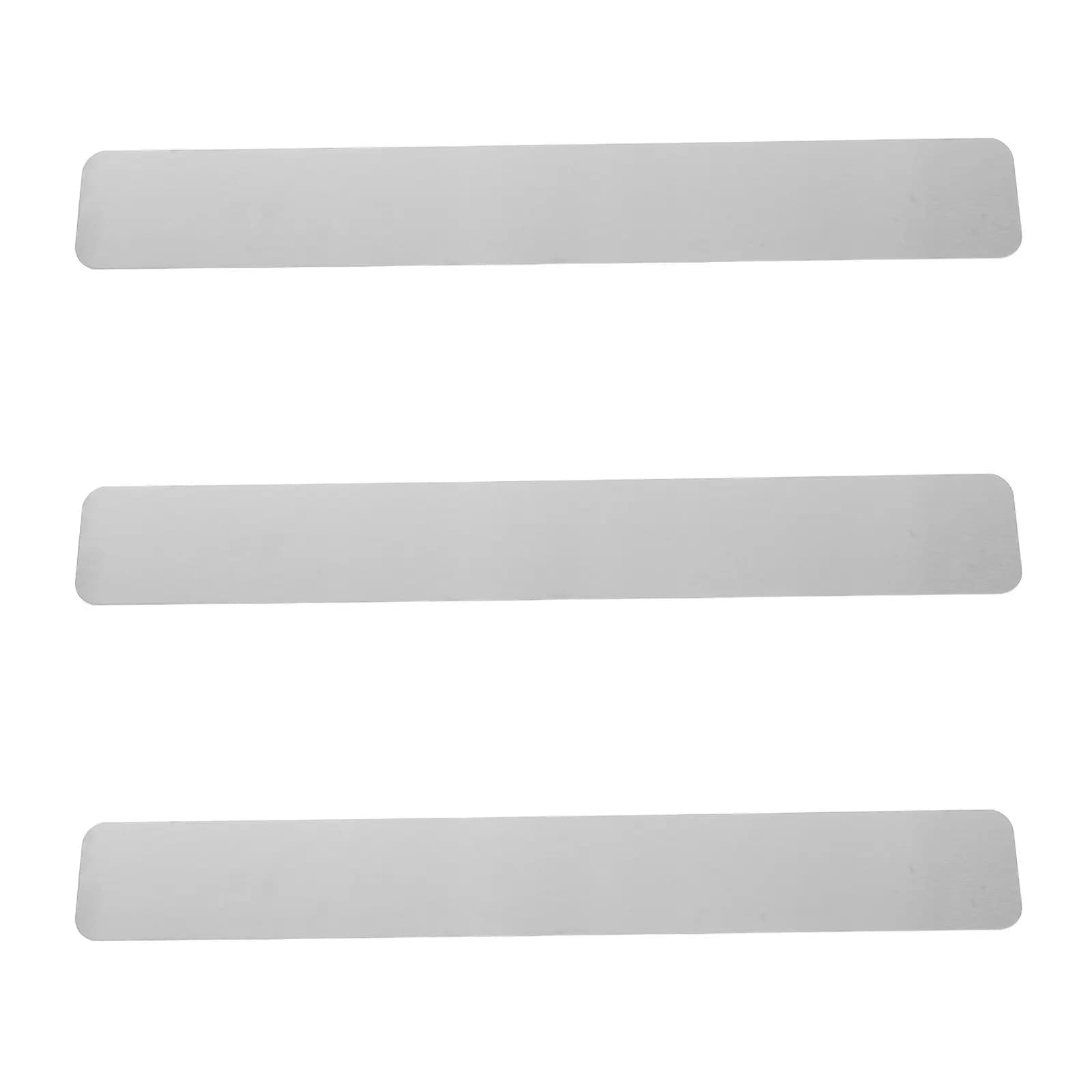 Set di 3 Barre Porta-Notizie in Metallo Senza Cornice, Adesive, per Esposizione a Parete, Organizzatore per Carta, Foto e Biglietti da Visita