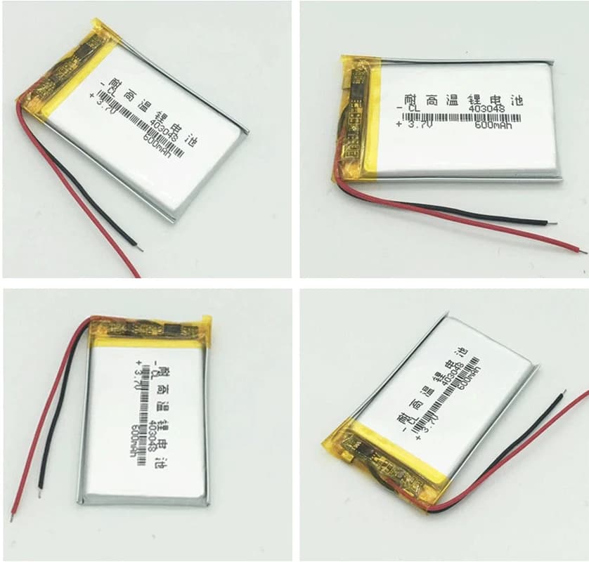 4pcs/lot 403048 600mah 3.7V Lithium Polymer Battery For Bluetooth Speaker Smart Watch LED Lamp Rechargeable Li-polymer Batteries