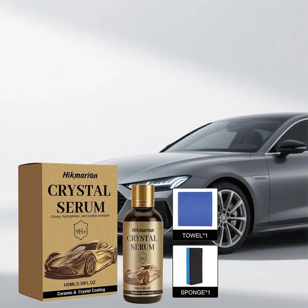 Siero Cristallino PTZ 100ML, Rivestimento Ceramico Avanzato al Grafene per Auto, Restauro Vernice, Vetro e Cerchi