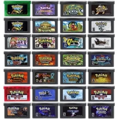 Cartuccia di gioco GBA Scheda console per videogiochi a 32 bit Serie Pokemon FireRed Rocket Unbound Radical Red Sienna Sweet per GBA
