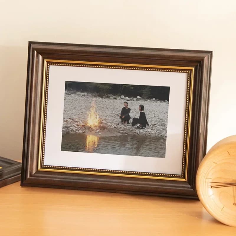 Wooden Photo Frame Stand for Kids, Picture Wall Hanging, Living Room Decor, A4 Art Frame, Elegant Wood Frame, Home Decor, 6 Inch