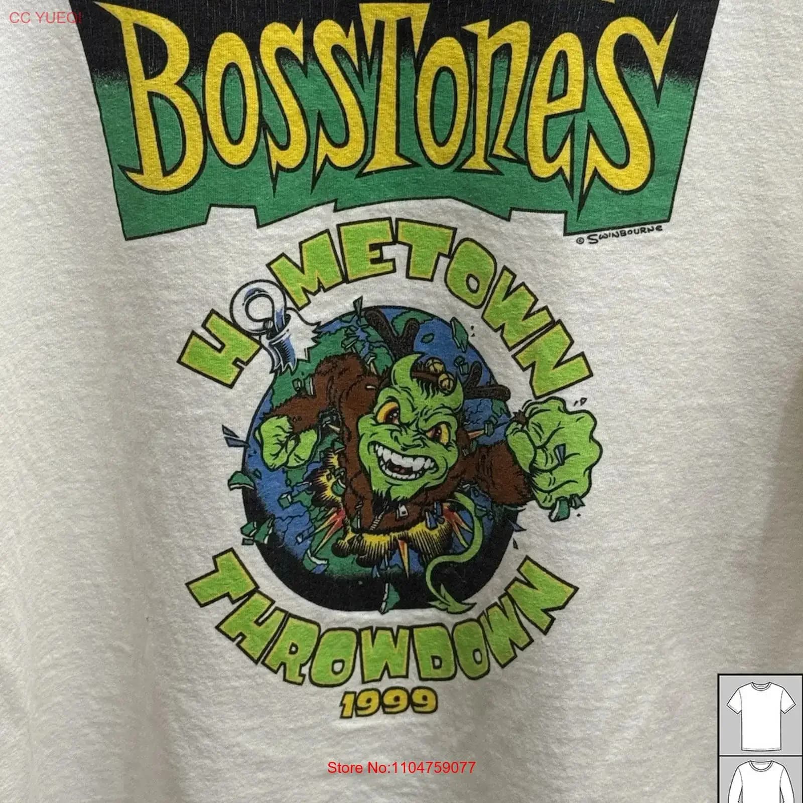 Nuova maglietta Mighty Bosstones Hometown Throwdown in cotone S 5XL JJ595 vintage lavata, abbigliamento firmato, moda grafica streetwear