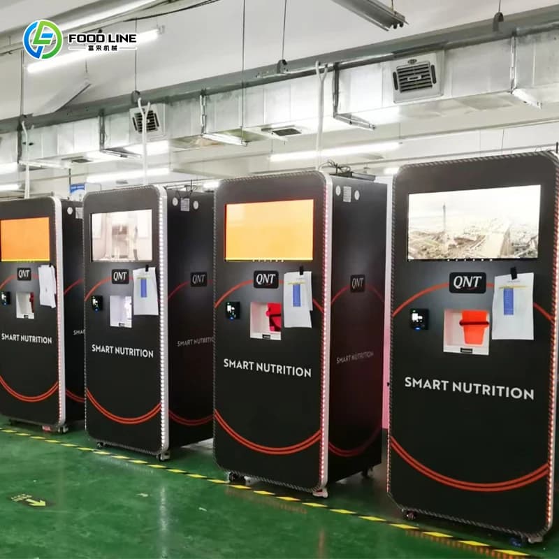 New Protein Shake Vending Machine New Gym Fitness Drink Protein Powder Vending Machine FL Customized