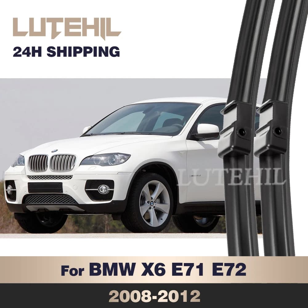 For BMW X6 E71 E72 2008-2012 2009 2010 2011 Wiper Front Wiper Blades Windshield Windscreen Window Brush 24"+20"