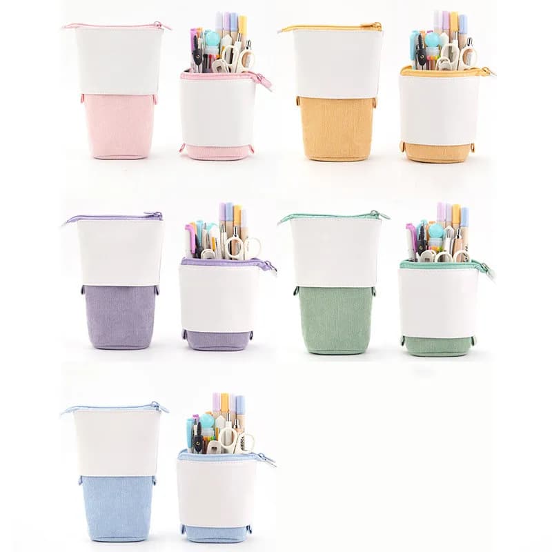Astuccio creativo retrattile per cancelleria scolastica Astuccio per penne in tinta unita Kawaii simpatico portapenne regali per borsa per penne per bambini