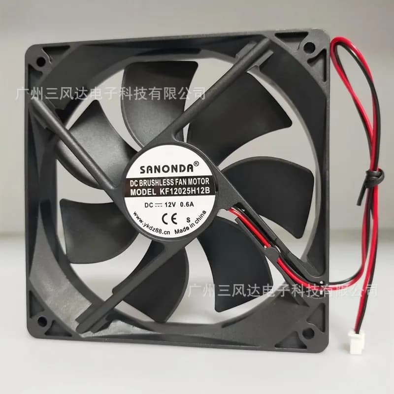 Wholesale 12025 12V 0.6A DC Silent Fan for Air Conditioner Negative Pressure Exhaust Fan Chassis Cooling Fan