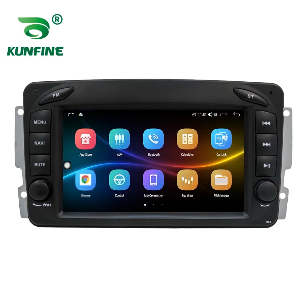 2 Din Android Autoradio Per Benz classe C W203 2000-2005 Auto Stereo Automotive Multimedia Video Lettore DVD di Navigazione GPS Carplay