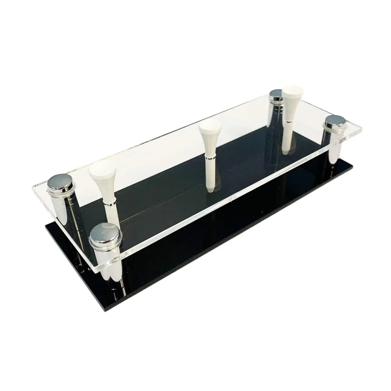 Espositore per Palline da Golf Decorativo Trasparente, da Tavolo, Elegante, Decorazione da Scrivania, Vetrina per Palline da Golf, Biglie e Sfere da Calcio